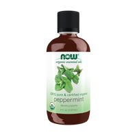 NOW Organic Essential Oils Peppermint Oil