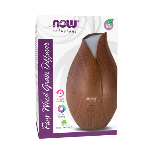 NOW Solutions Ultrasonic Oil Diffuser - Faux Wood Grain