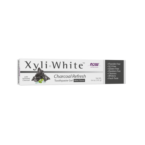 NOW Solutions XyliWhite Toothpaste Gel - Charcoal Refresh