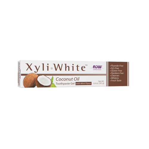 NOW Solutions XyliWhite Toothpaste Gel - Coconut Oil