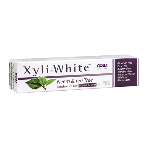 NOW Solutions XyliWhite Toothpaste Gel - Neem & Tea Tree