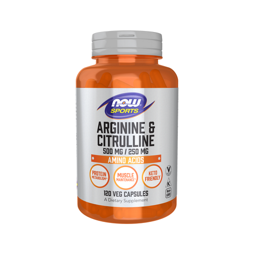 NOW Sports Arginine & Citrulline 500mg / 250mg