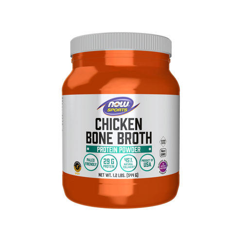 NOW Sports Chicken Bone Broth Protein Powder