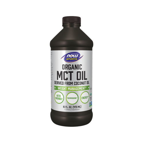 NOW Sports MCT Oil Organic Derived From Coconut Oil