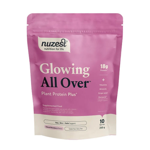 Nuzest Glowing All Over Plant Protein Plus - Natural Strawberry