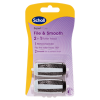 Scholl ExpertCare File & Smooth 2 in 1 Roller Head