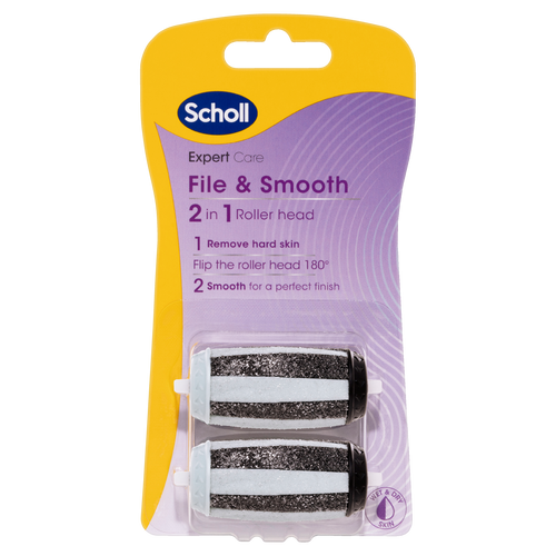 Scholl ExpertCare File & Smooth 2 in 1 Roller Head