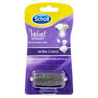 Scholl Velvet Smooth Wet & Dry Roller Heads - Ultra Coarse