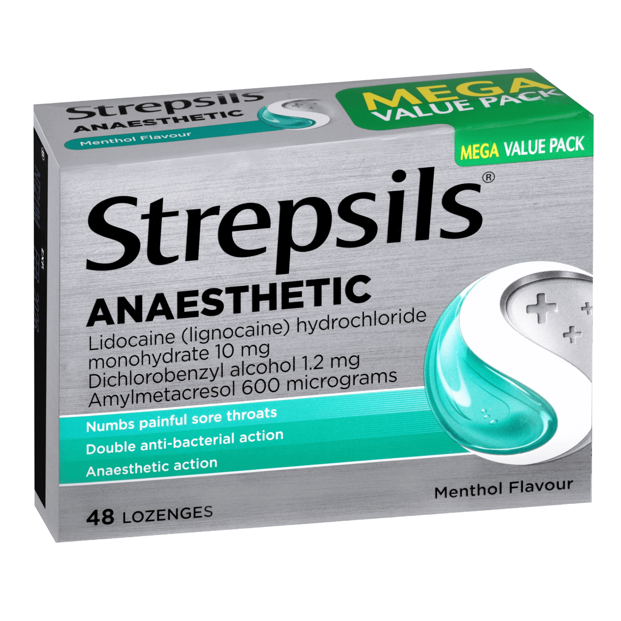 Strepsils Anaesthetic Lozenges - Menthol Flavour - Net Pharmacy