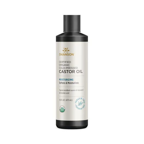 Swanson Castor Oil - Certified Organic Cold-Pressed