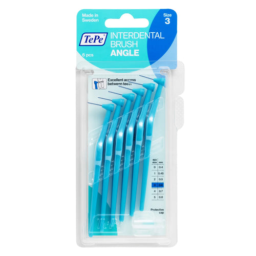 TePe Angle Interdental Brush Size 3 - 0.6mm Blue