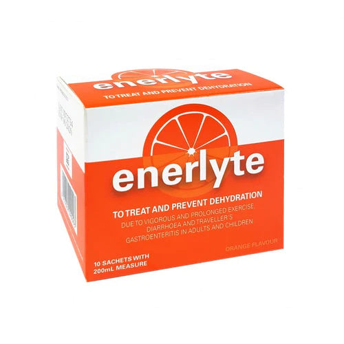 Enerlyte Rehydration Sachets - Orange Flavour