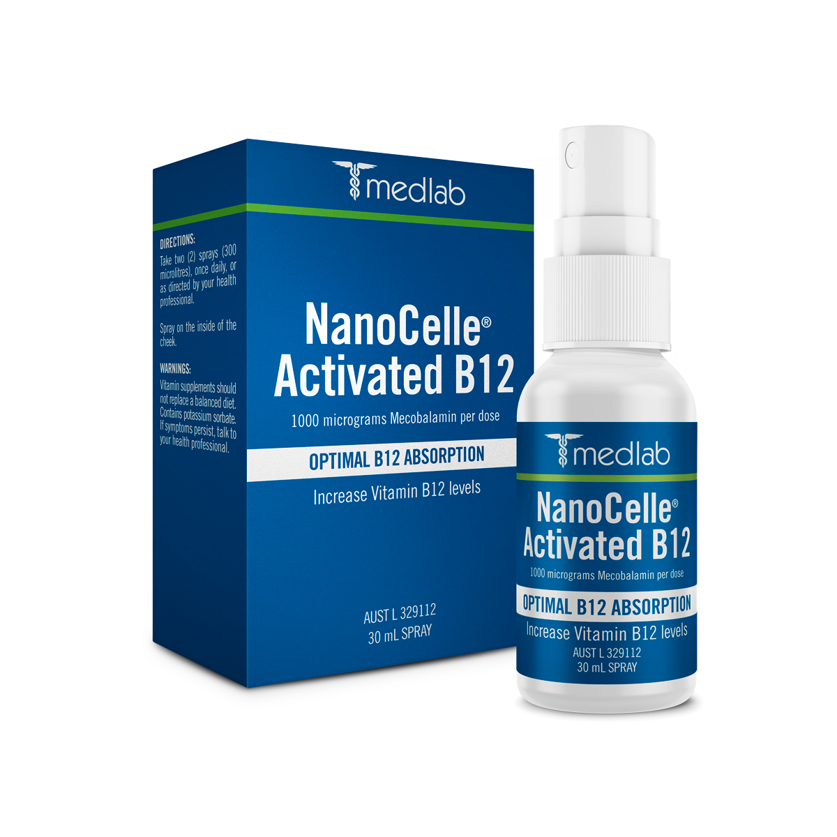 Medlab NanoCelle Activated B12 - Net Pharmacy