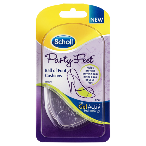 Scholl Party Feet Ball of Foot Cushions with GelActiv